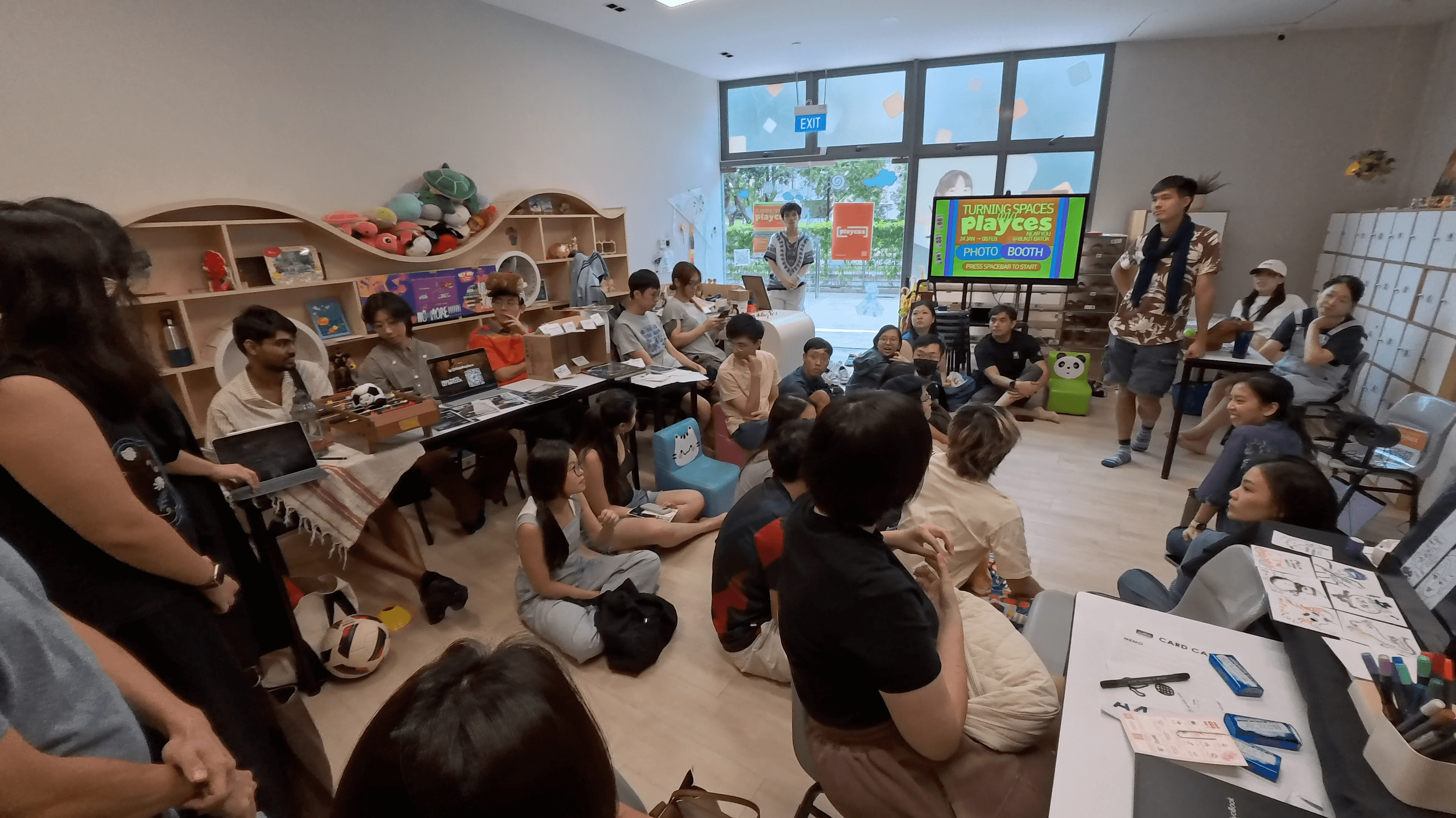 A Playces making session